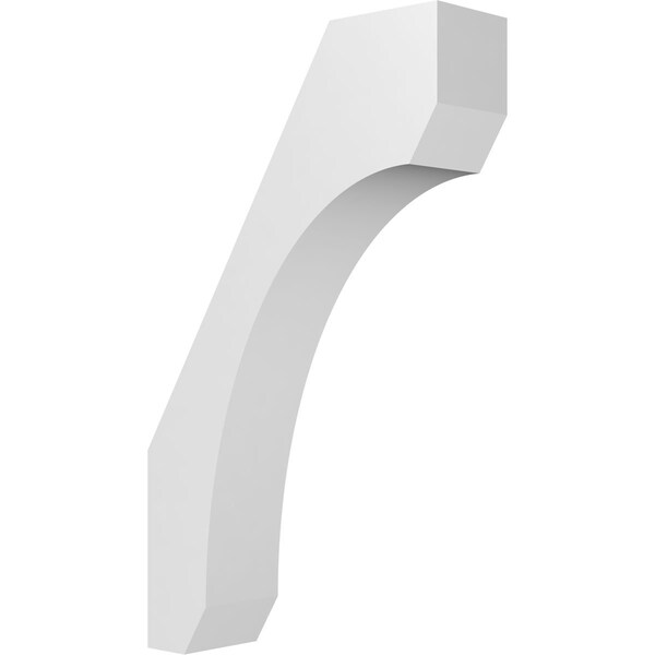 Ekena Millwork 3 1/2-in. W x 12-in. D x 20-in. H Legacy Architectural Grade PVC Knee Brace BRCP035X12X20LEC - main